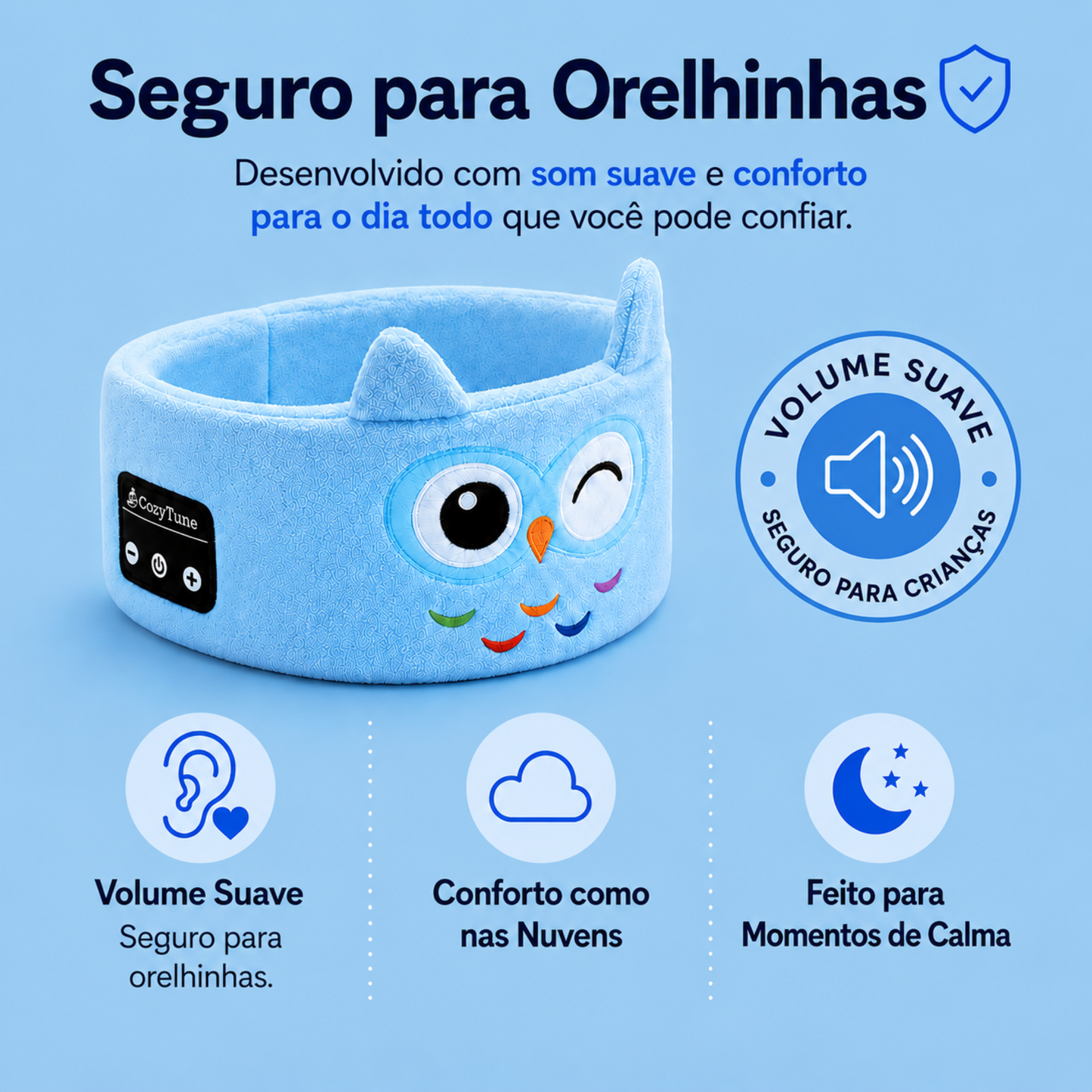 Cozy Tune™ Faixa de Cabeça Sem Fio Infantil